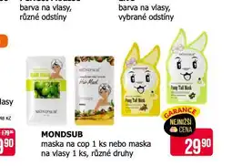 Teta Mondsub maska na cop, maska na vlasy nabídka