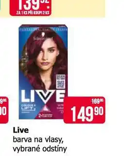 Teta Live barva na vlasy nabídka
