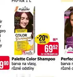 Teta Palette color shampoo barva na vlasy nabídka