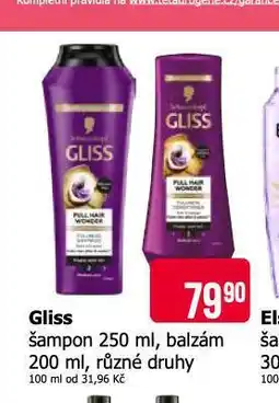 Teta Gliss šampon, balzám nabídka