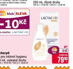 Teta Lactacyd gel pro intimní hygienu nabídka
