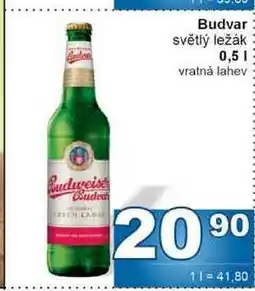 Jip Budvar světlý ležák 0,5l nabídka