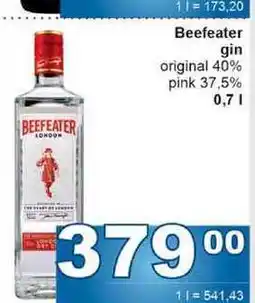 Jip Beefeater gin original 40% pink 37,5% 0,7l nabídka