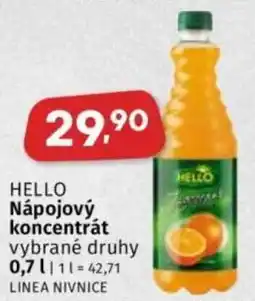 Coop HELLO Nápojový koncentrát nabídka