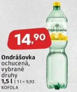 Coop Ondrášovka ochucená nabídka