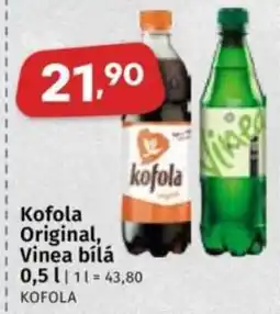 Coop Kofola Original, Vinea bílá nabídka