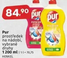 Coop Pur prostředek na nádobí nabídka