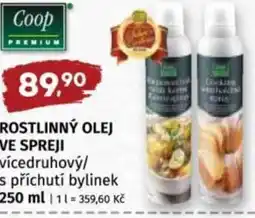 Coop Соор Rostlinný olej ve spreji nabídka