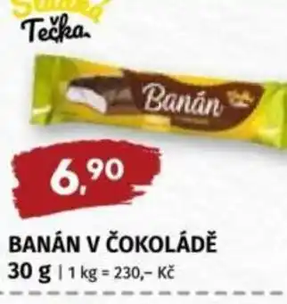 Coop Banán v čokoládě nabídka