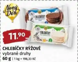 Coop Chlebíčky rýžové nabídka