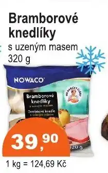 COOP DISKONT NOWACO Bramborové knedlíky nabídka