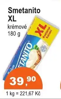 COOP DISKONT Smetanito XL nabídka