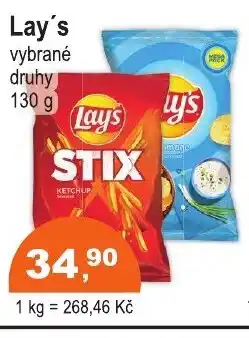 COOP DISKONT Lay's nabídka