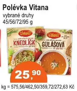 COOP DISKONT Polévka Vitana nabídka