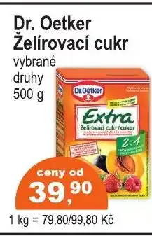 COOP DISKONT Dr. Oetker Želírovací cukr nabídka