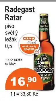 COOP DISKONT Radegast Ratar nabídka