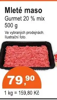 COOP DISKONT Mleté maso nabídka