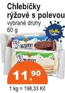 COOP DISKONT Chlebíčky rýžové s polevou nabídka