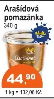COOP DISKONT Arašídová pomazánka nabídka