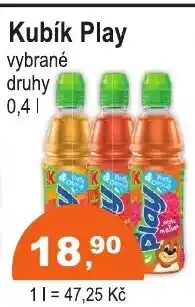 COOP DISKONT Kubík Play nabídka