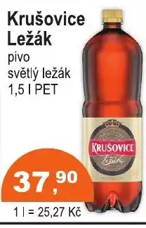 COOP DISKONT Krušovice Ležák nabídka