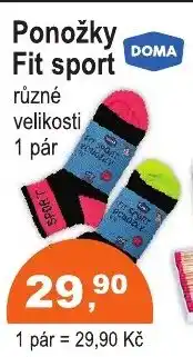 COOP DISKONT Ponožky Fit sport nabídka