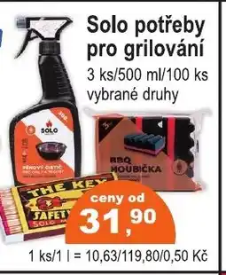 COOP DISKONT Solo potřeby pro grilování nabídka