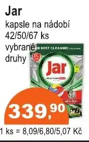 COOP DISKONT JAR kapsle na nádobí nabídka