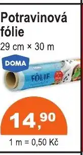 COOP DISKONT Potravinová fólie nabídka