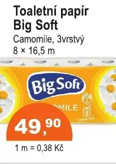 COOP DISKONT Toaletní papír Big Soft nabídka