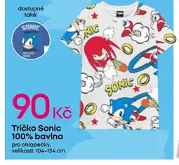 Pepco Tričko Sonic 100% bavlna nabídka