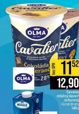 Jip OLMA Cavalier mléčný dezert ochucený nabídka