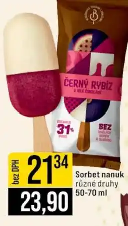 Jip Sorbet nanuk nabídka