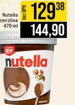Jip Nutella zmrzlina nabídka