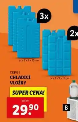Lidl CRIVIT CHLADICÍ VLOŽKY nabídka