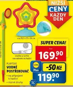 Lidl PLAYTIVE VODNÍ POSTŘIKOVAČ nabídka