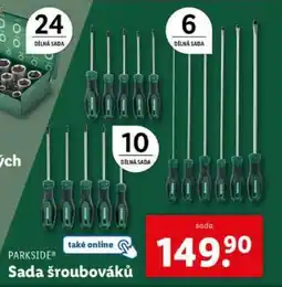 Lidl PARKSIDE SADA ŠROUBOVÁKŮ nabídka
