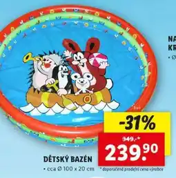 Lidl Dětský bazén nabídka