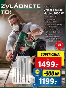 Lidl PARKSIDE Vrtací a sekací kladivo 1050 W nabídka