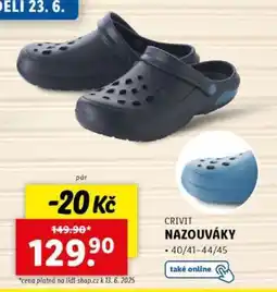 Lidl CRIVIT NAZOUVÁKY nabídka