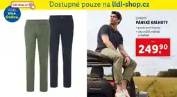Lidl LIVERGY PÁNSKÉ KALHOTY nabídka