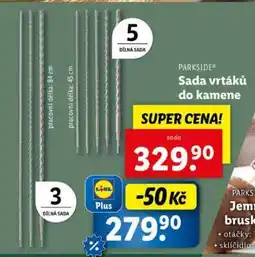 Lidl PARKSIDE Sada vrtáků do kamene nabídka