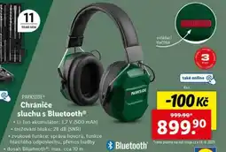 Lidl PARKSIDE Chrániče sluchu s Bluetooth nabídka