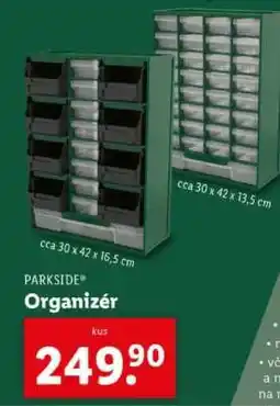 Lidl PARKSIDE ORGANIZÉR nabídka