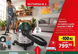 Lidl PARKSIDE Vysavač na mokré a suché vysávání 1 200 W nabídka