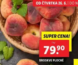 Lidl Broskve ploché nabídka