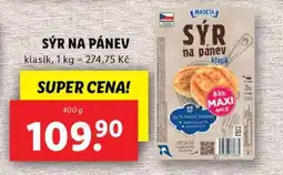 Lidl Sýr na pánev klasik nabídka
