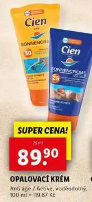 Lidl Opalovací krém nabídka