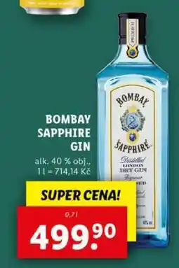 Lidl BOMBAY SAPPHIRE Gin nabídka