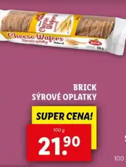 Lidl Brick sýrové oplatky nabídka